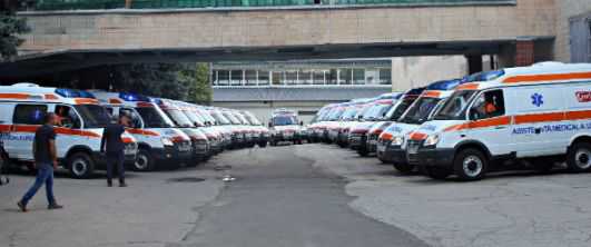 23 de localităţi din ţară au primit ambulanţe noi