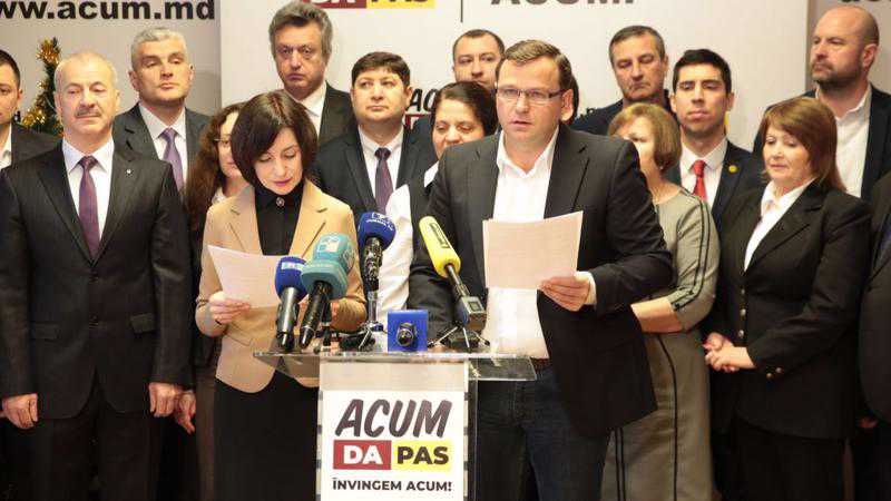 Blocul ACUM anunță PROTESTE ample fără a oferi detalii și denunță o alianță nedeclarată PDM-PSRM-Șor