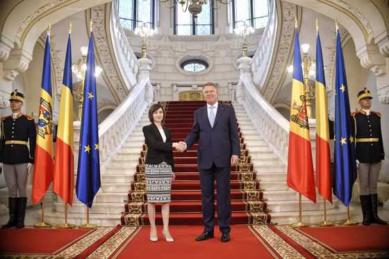 Maia Sandu, primită la Palatul Cotroceni. Iohannis anunţă crearea unui grup de experţi comuni cu Republica Moldova pentru asistenţă peste Prut