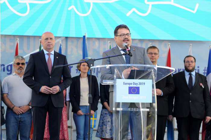 „Orășelul European”, inaugurat la Chișinău. Peter Michalko: Noi vrem să continuăm să susținem valorile europene