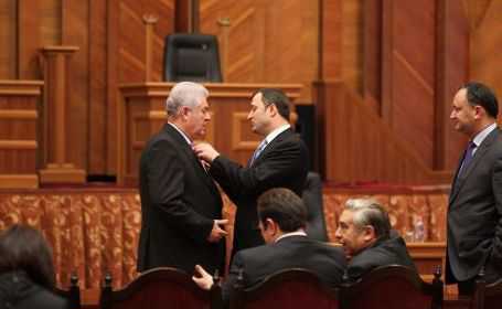 Voronin, despre discuția cu Filat chiar înainte de demisie. Vezi ce i-a spus