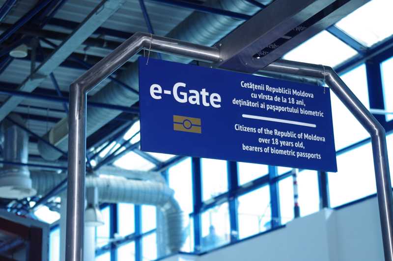 Sistem automatizat de control al trecerii frontierei de stat, lansat la Aeroportul Internațional Chișinău
