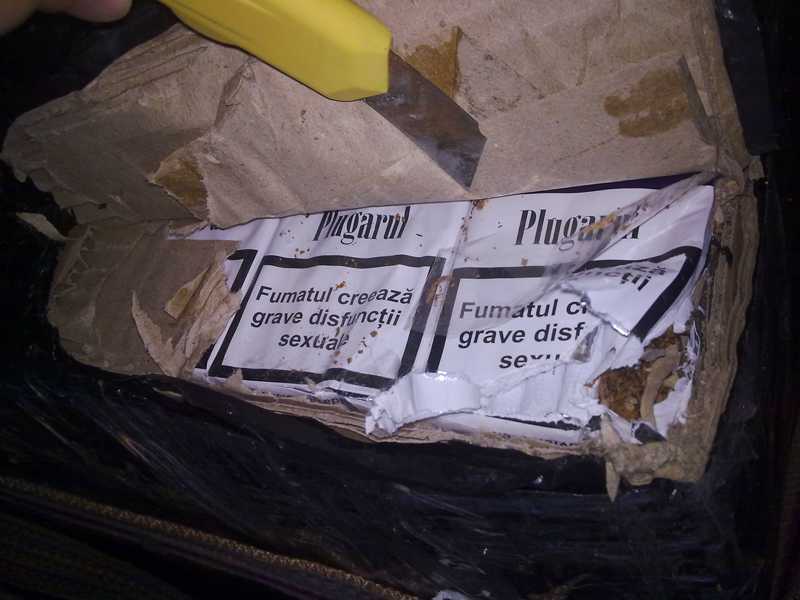 3750 pachete de ţigări urmau să ajungă ilegal în România / FOTO