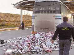 Contrabandă cu țigări din regiunea transnistreană