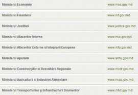 Paginile oficiale ale ministerelor vor fi uniformizate