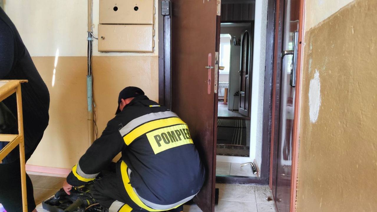 Un copil în vârstă de 3 ani a fost deblocat de salvatorii de la Căușeni