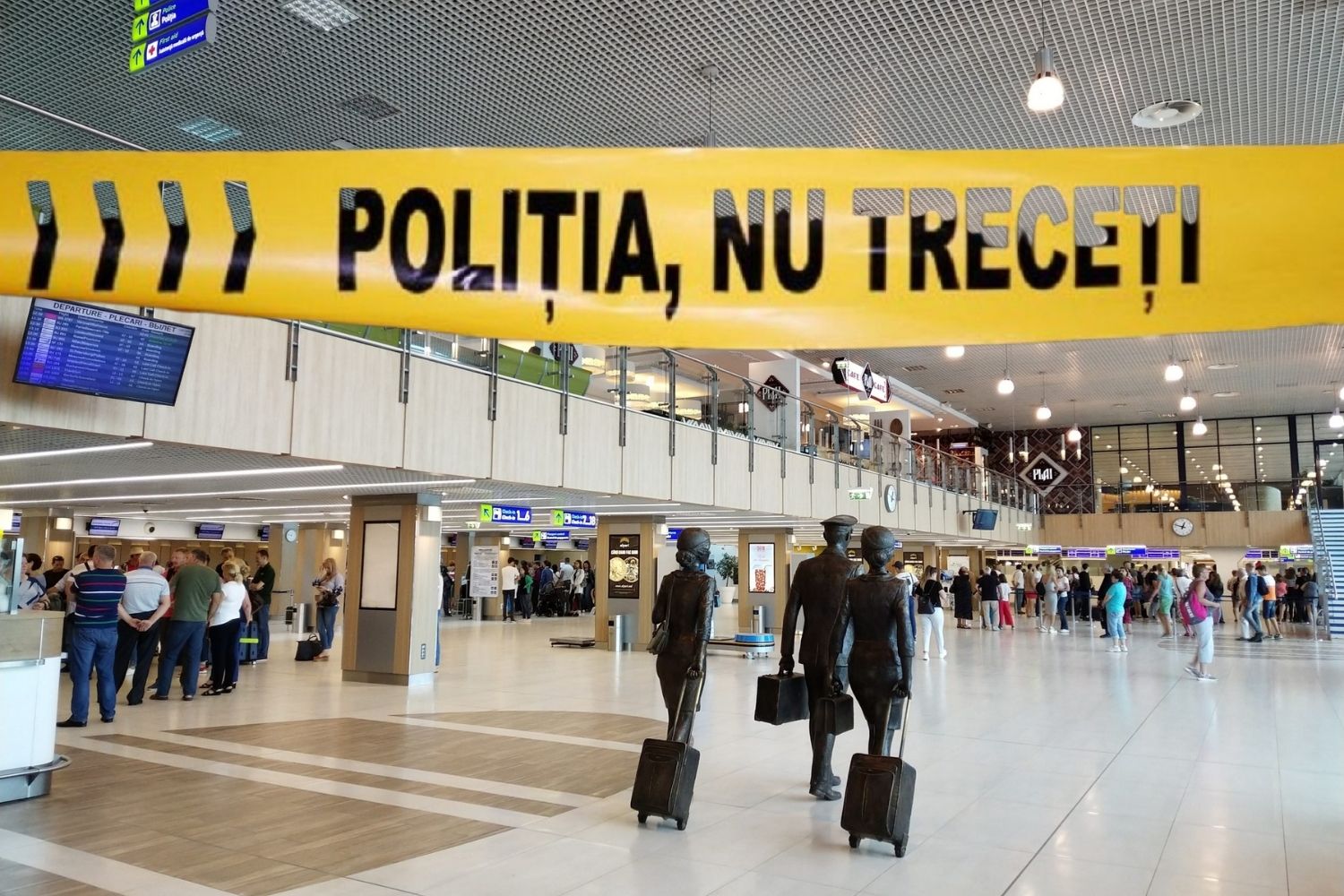 Poliția de Frontieră vine cu precizări privind alarma cu bombă de la Aeroport