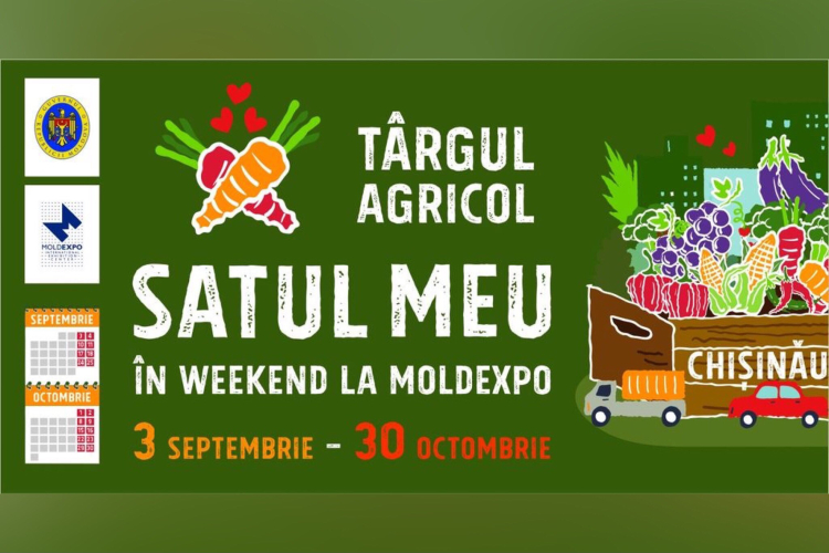 Târgul producătorilor agricoli, la Moldexpo, în fiecare weekend