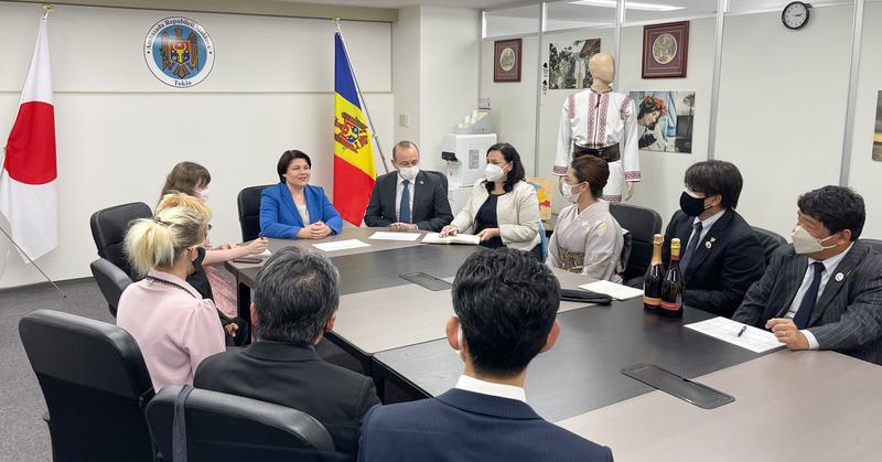Natalia Gavrilița – la Tokyo: Le-a mulțumit importatorilor că ”promovează produsele moldovenești pe piața din Japonia”