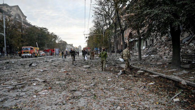 Rușii au atacat cu rachete Odessa și Zaporojie. O centrală termică din Vinița a fost lovită cu drone kamikaze iraniene