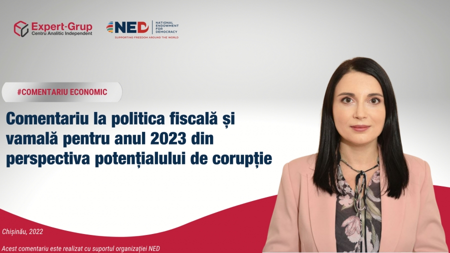 Opinie: Politica fiscală și vamală pentru anul 2023  – Riscuri de corupție
