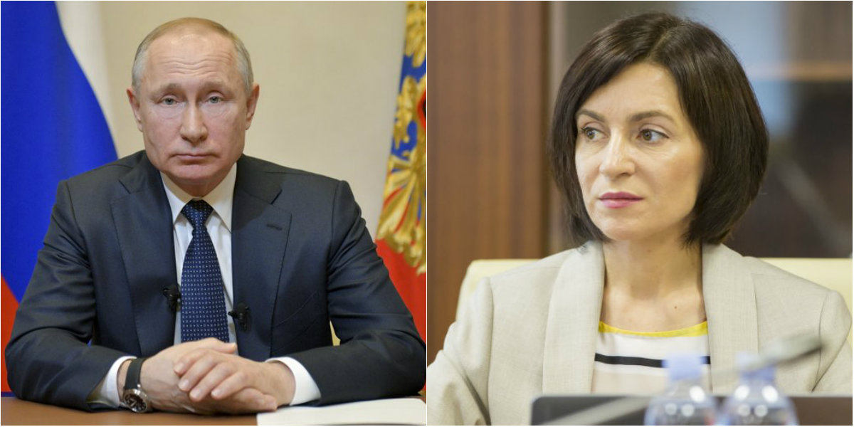 Maia Sandu, reacție dură în adresa Moscovei: „Nu-i treaba lui Putin unde Moldova își păstrează gazul natural”
