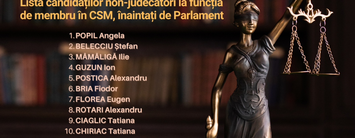 Se încropește un nou CSM – Încă doi candidați propuși de Parlament au promovat evaluarea Comisiei Pre-Vetting