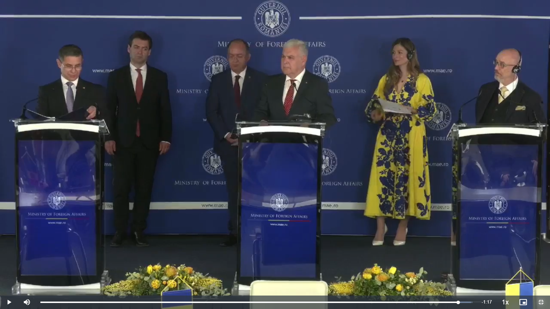 Dialogul politic între România, Ucraina și Republica Moldova ia o nouă amploare – În vizor fortificarea rezilienței în regiunea Mării Negre