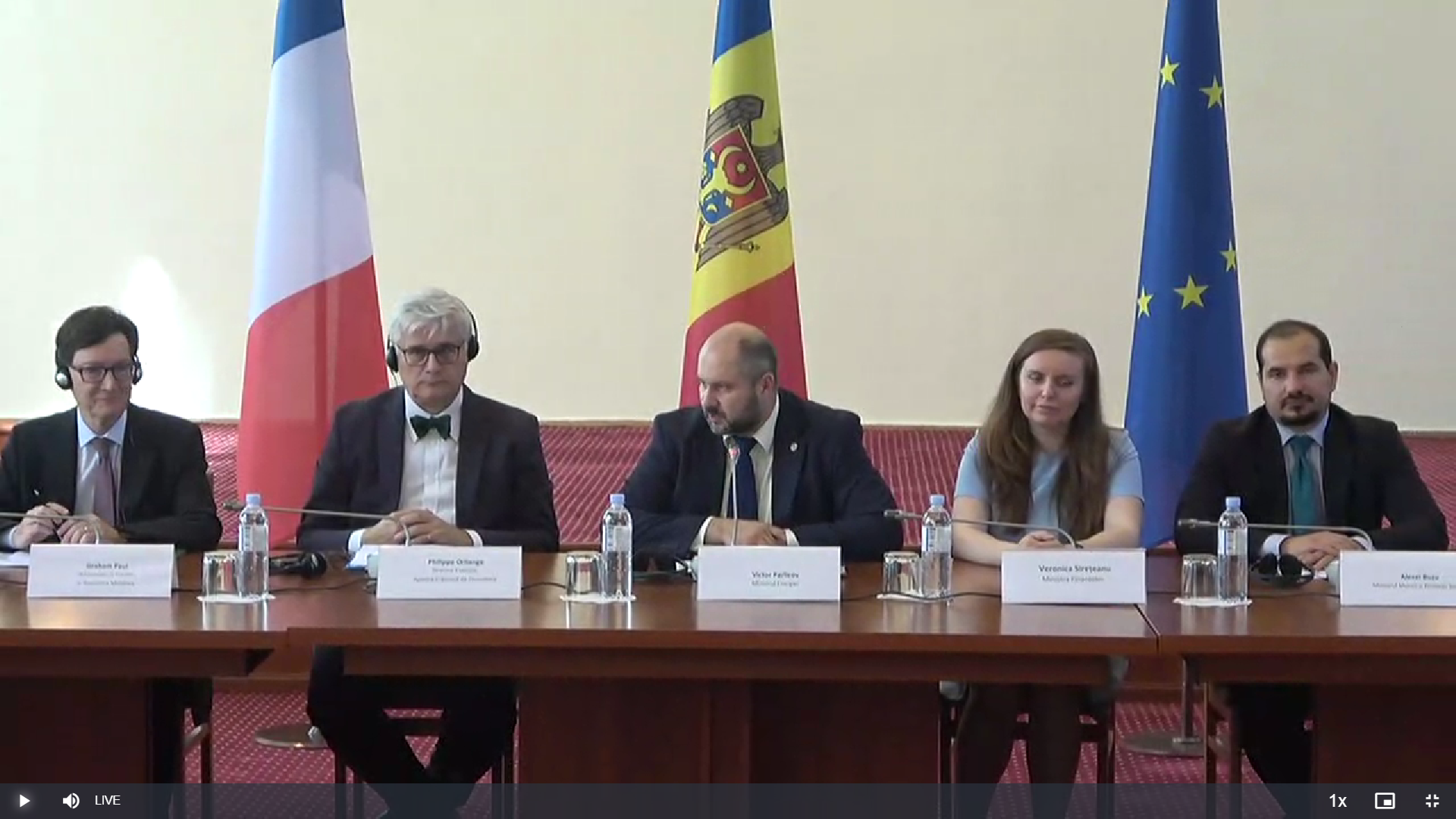 LIVE: Semnarea Memorandumului de Înțelegere pentru reformarea sectorului energetic între Agenția Franceză de Dezvoltare și Republica Moldova