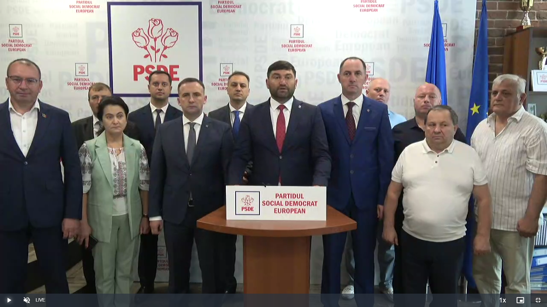 LIVE: Conferință de presă organizată de Partidul Social Democrat European cu privire participarea formațiunii la alegerile locale generale din municipiul Chișinău