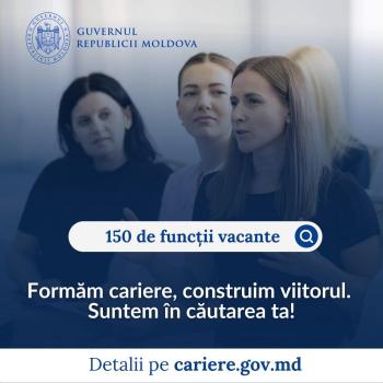 Guvernul în căutarea resurselor umane – A anunțat concurs pentru 150 de funcții publice vacante