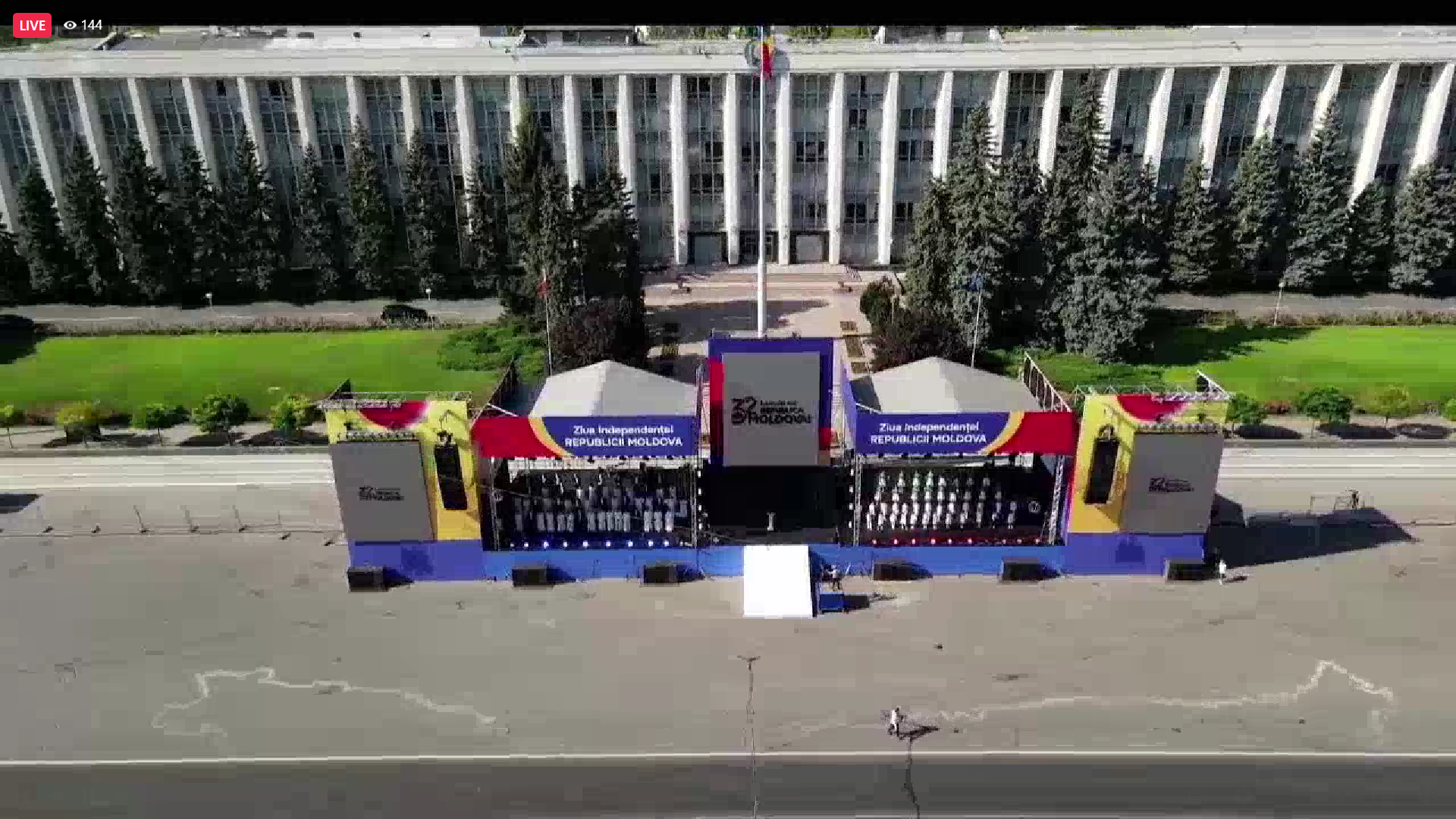 LIVE: Ceremonia festivă cu ocazia celor 32 de ani de la proclamarea Independenței Republicii Moldova