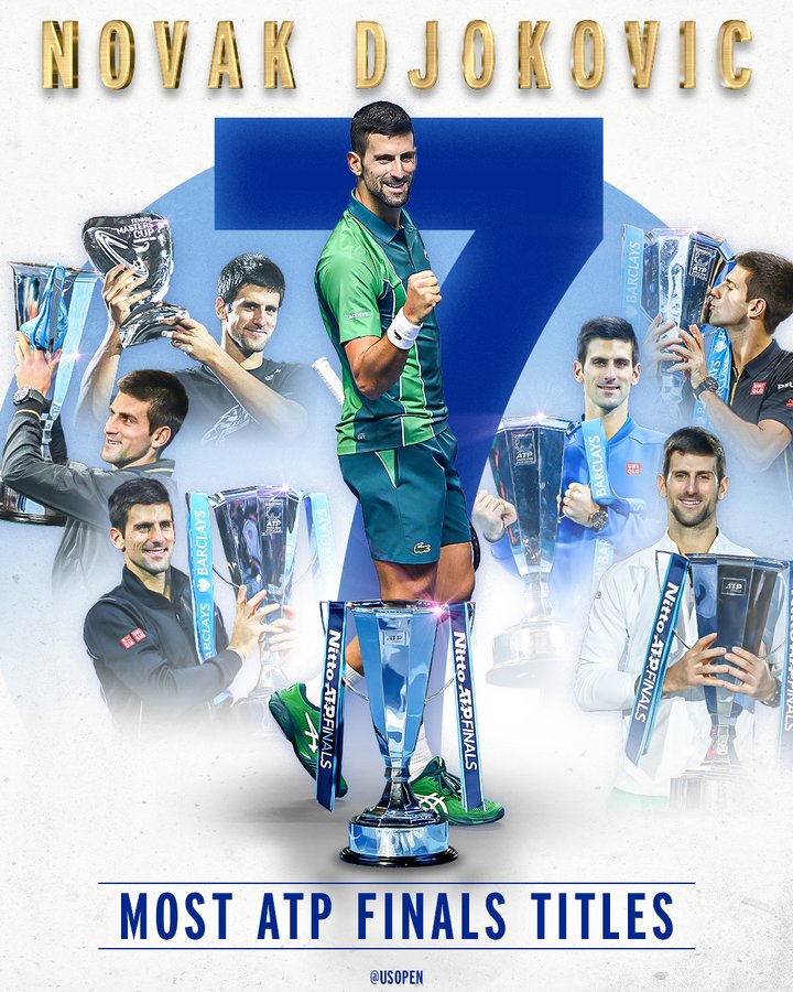 Novak Djokovic continuă să scrie istorie în tenis – Sârbul a luat al 7-lea trofeu la Turneul Campionilor