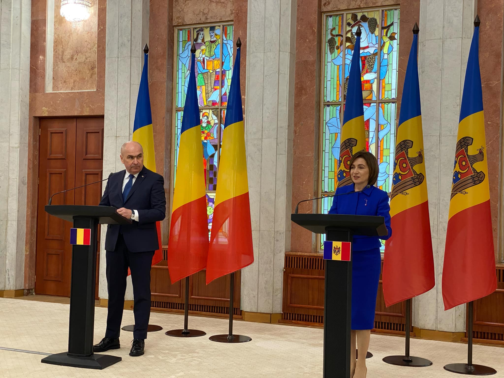 LIVE: Conferință de presă susținută de Președintele Republicii Moldova, Maia Sandu, și Președintele interimar al României, Ilie Bolojan