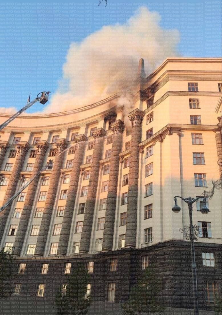 Atac masiv la Kiev – Clădirea Guvernului, lovită de drone rusești – Premierul Sviridenko a arătat consecințele teribile ale bombardamentului
