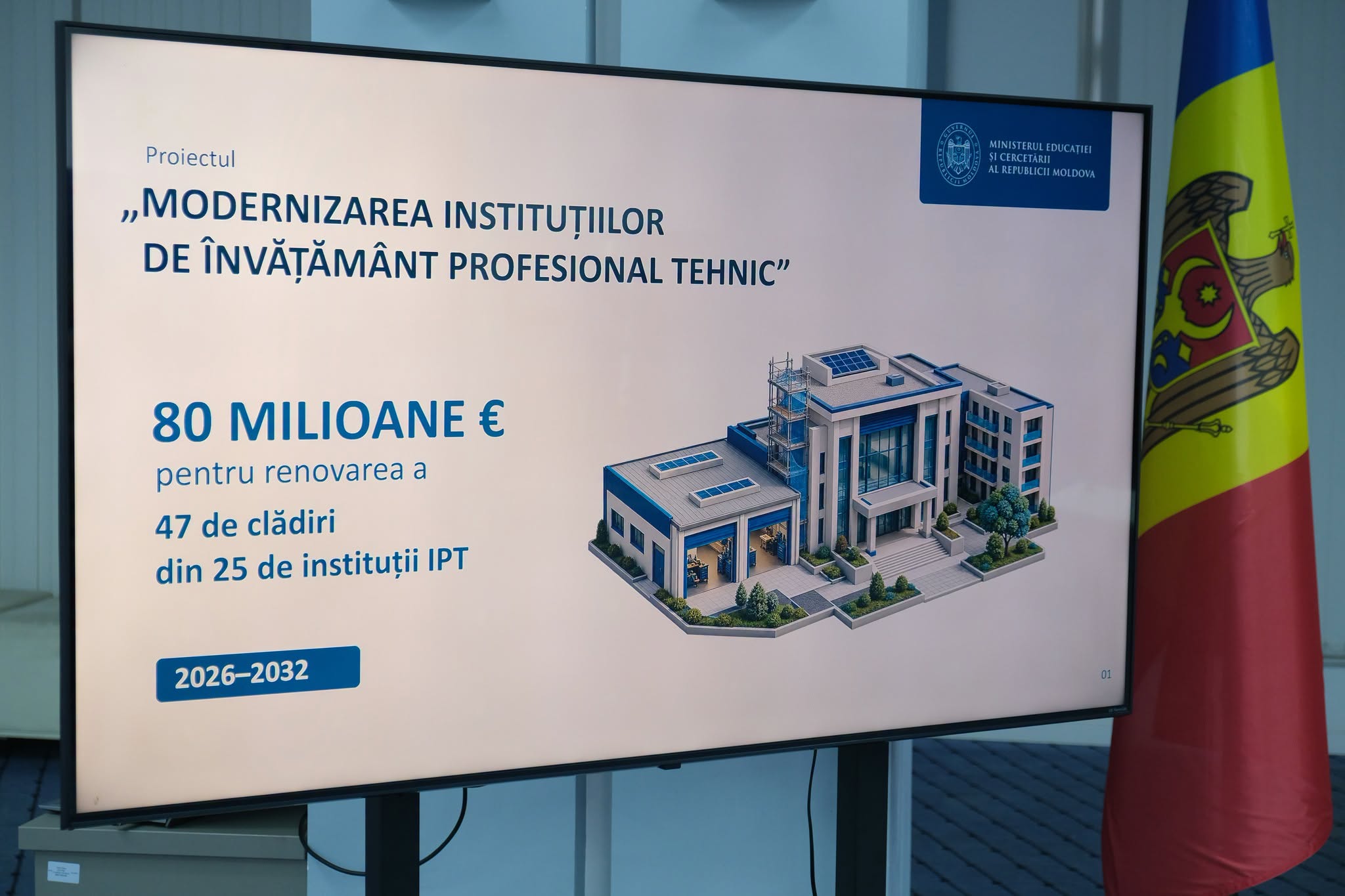 80 de milioane de euro pentru școlile profesionale din Moldova – 25 de instituții vor fi renovate și dotate cu echipamente moderne